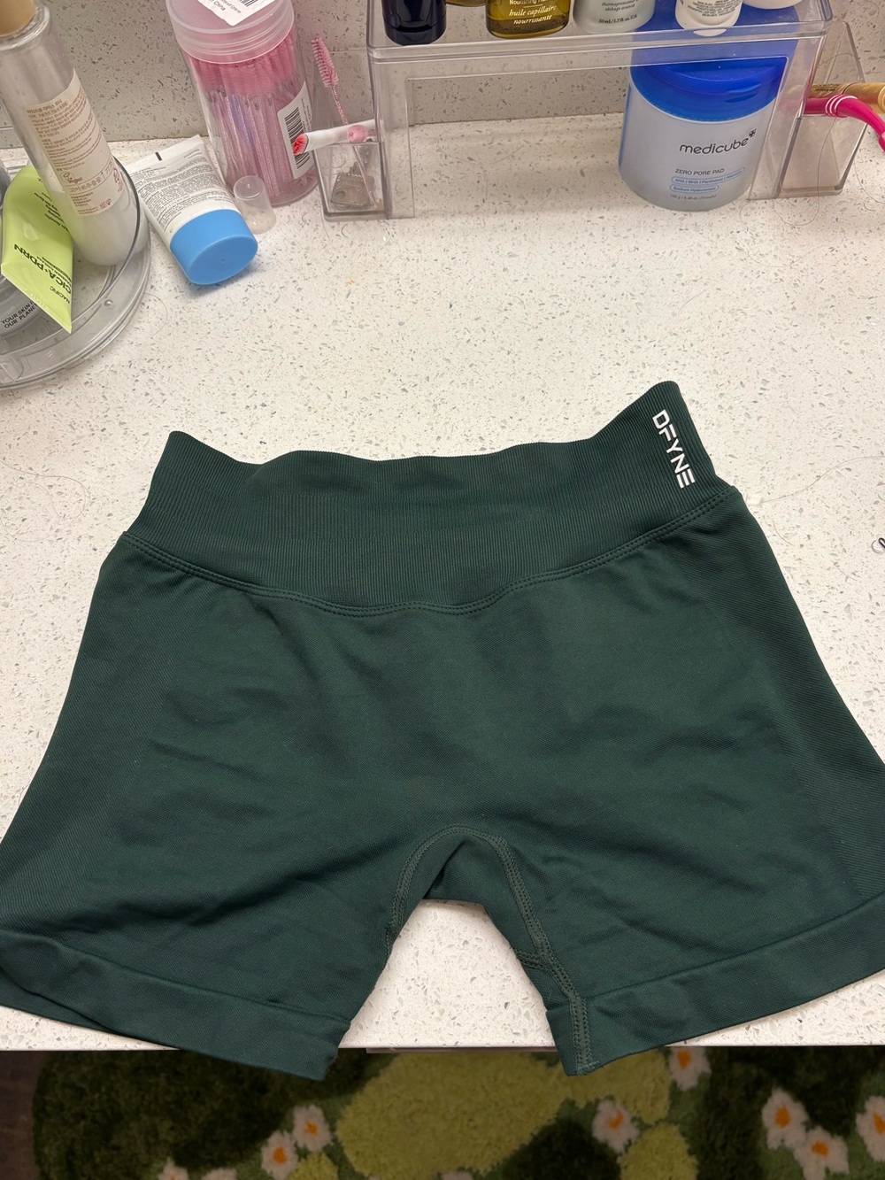 dfyne impact 4.5" shorts pine green